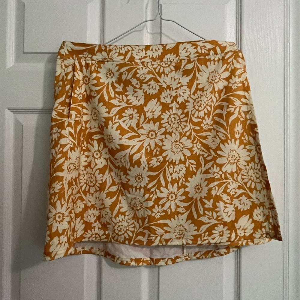 RipSkirt Hawaii Size L, Velcro Skirt, Swim Skirt, Pink Floral Pattern